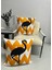 Flamingo Desenli Dekoratif 2'li Minder Kılıfı Seti 60 x 60 cm 1