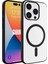 Apple Iphone 15 Pro Kılıf Renkli Kenarlı Arkası Şeffaf Magsafeli Sert Pixel Kapak 1