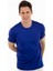 -Bisiklet Yaka Kısa Kollu Likralı Viskon Erkek T-Shirt 3