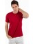 -Bisiklet Yaka Kısa Kollu Likralı Viskon Erkek T-Shirt 4