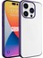 Apple Iphone 15 Pro Max Kılıf Renkli Kenarlı Arkası Şeffaf Sert Riksos Kapak 1