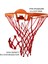 Basketbol Pota Filesi Ağı - Kırmızı 1 Adet 4