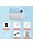 Anlık Termal Yazıcılı Dijital Çocuk Kamerası Kulaklı 2.4 Inç Hd Photo Printer Camera Mavi 3