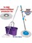 Dönerli Mop Temizlik Kovası Full Microfiber Temizlik Seti,dönerli Kova+Dönerli Sap+Mikrofiber Püskül 1