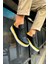 CH979 Santoni Gbt Spor Erkek Ayakkabı Siyah/Sarı 5