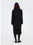 Koyu Siyah Kadın Kaban Onljosıe Pın Strıpe Wool Coat cc Ot 2