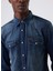 Slim Fit Erkek Denim Gömlek 241 Lcm 141002 Wolker 2 Denım 4