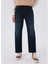 Normal Bel Düz Paça Straight Koyu Mavi Kadın Denim Pantolon 241 Lcf 121003 Clara Kaı Isl Dark B 2
