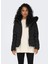 Siyah Kadın Mont Onlellan Quılted Hood Jacket cc Otw 2