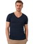 % 100 Pamuklu V Yaka Basic T Shirt Erkek T Shirt 5412001 5