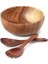 Ahşap Salata Kase Büyük 9.4 Inç Acacia Ahşap Salata Kaşıkla Ahşap Kase, Meyve, Salata Için Kullanılabilir | Kaseler (Yurt Dışından) 1