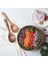 Ahşap Salata Kase Büyük 9.4 Inç Acacia Ahşap Salata Kaşıkla Ahşap Kase, Meyve, Salata Için Kullanılabilir | Kaseler (Yurt Dışından) 4