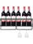 25 * 10 * 17 cm Şarap Rafı Duvara Monte Şarap Şişesi Tutucu 6 Şarap ve Stemware Gözlük Tutar, Mutfak Metal Şarap Depolama Dekor Siyah | Diğer Bar Araçları (Yurt Dışından) 2