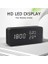LED Ahşap Çalar Saat Izle Masa Ses Kontrolü Dijital Ahşap Despertador (Siyah Ahşap) (Yurt Dışından) 2