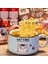 Kedi Noodle Kase Kapak Kupa ile Büyük Kapasiteli Ev Seramik Yurdu Güzel Öğle Yemeği Kutusu 1020 ml Kolu ile Mikrodalga Olabilir | Kaseler (Yurt Dışından) 4