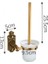 Banyo Aksesuarları Antik Pirinç Banyo Raf, Havlu Yüzük, Kağıt Tutucu, Tuvalet Fırçası, Ceket Kanca, Küvet, Sabunluk | Banyo Donanım Setleri (Yurt Dışından) 3
