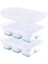 Yaratıcı Viski Buz Topu Kalıp 6 Izgara Kare Buz Kafes Silikon Buz Küpü Tepsiler 2 Kapak Gıda Sınıfı ile Set (20 * 13.5 * 5.4cm) (Yurt Dışından) 1