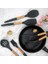 Mutfak Eşyaları Silikon Mutfak 9 Parça Set Kaymaz Kolu Yapışmaz Tencere Pişirme Spatula Mutfak Aracı | Pişirme Aracı Setleri (Yurt Dışından) 4
