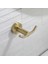 Fırçalanmış Altın Antika Banyo Robe Kanca Duvara Monte Ceket Kanca Altın Fırçalanmış Giysi Kancalar Canlı Moderne Çift Kanca | Robe Hooks (Yurt Dışından) 2