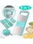 6 In 1 Çok Fonksiyonlu Ayarlanabilir Sebze Sebze Kesici Gıda Meyve Sarımsak Patates Parçalayıcı Mutfak Aracı | Graters (Yurt Dışından) 1