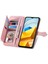 Ile Uyumlu Xiaomi Poco M5 Fermuarlı Kese Manyetik Kart Tutacağı Bilek Kayışlı Cüzdan Kesesi Xiaomi Poco M5 (Yurt Dışından) 5