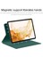 Samsung Galaxy Tab S8+ Stand Manyetik Kılıf Pu Deri+ Pc Akıllı Tablet Kapağı (Yurt Dışından) 4