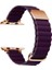 ​​​ Watch 42MM Krd-78 Pu Deri Kordon Strap Kayış-Mürdüm 1