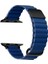​​​ Watch 42MM Krd-78 Pu Deri Kordon Strap Kayış-Lacivert 1