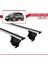 Toyota Ractis / Verso S (XP120) 2010-2017 Arası ile Uyumlu Ace-4 Ara Atkı Tavan Barı Gri 3