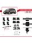 Toyota Ractis / Verso S (XP120) 2010-2017 Arası ile Uyumlu Ace-4 Ara Atkı Tavan Barı Gri 5
