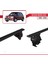 Nissan Micra / March (K11) 1992-2003 Arası ile Uyumlu Ace-4 Ara Atkı Tavan Barı Siyah 4