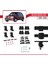 Nissan Micra / March (K11) 1992-2003 Arası ile Uyumlu Ace-4 Ara Atkı Tavan Barı Siyah 5