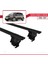 Toyota Ractis / Verso S (XP120) 2010-2017 Arası ile Uyumlu Ace-4 Ara Atkı Tavan Barı Siyah 3
