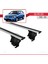 Kia Rio (De) Hatchback 2005-2011 Arası ile Uyumlu Ace-4 Ara Atkı Tavan Barı Gri 3