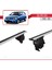 Kia Rio (De) Hatchback 2005-2011 Arası ile Uyumlu Ace-4 Ara Atkı Tavan Barı Gri 4
