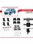 Suzuki Alto (HA25) 2009-2014 Arası ile Uyumlu Ace-4 Ara Atkı Tavan Barı Gri 5