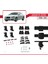 Jaguar Xf (X250) 2008-2015 Arası ile Uyumlu Ace-4 Ara Atkı Tavan Barı Siyah 5