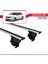 Skoda Rapid (Nh1) 2013-2020 Arası ile Uyumlu Ace-4 Ara Atkı Tavan Barı Gri 3