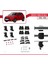 Skoda Fabia Iıı (Nj) 2015-2021 Arası ile Uyumlu Ace-4 Ara Atkı Tavan Barı Gri 5