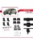 Ford S-Max Iı 2015-2023 Arası ile Uyumlu Ace-4 Ara Atkı Tavan Barı Siyah 5