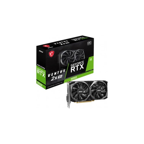 Msi GEFORCE RTX 3050 VENTUS 2X E 6G OC GDDR6 96Bit NVIDIA Ekran Kartı