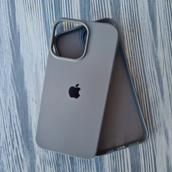 Pirok Store iPhone 15 Pro Max (6.7) Uyumlu Lansman Içi Kadife Silikon Kılıf