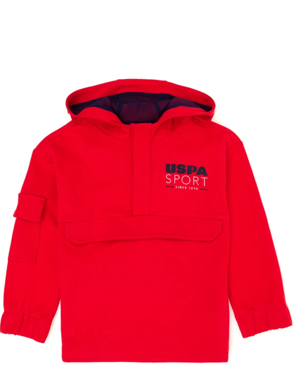 U.S. Polo Assn. Erkek Çocuk Kırmızı Sweatshirt 50263563-VR030