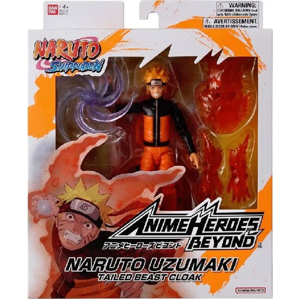 Bandai Naruto 16CM Anime Heroes Naruto Uzumaki Figür ve Aksesuar