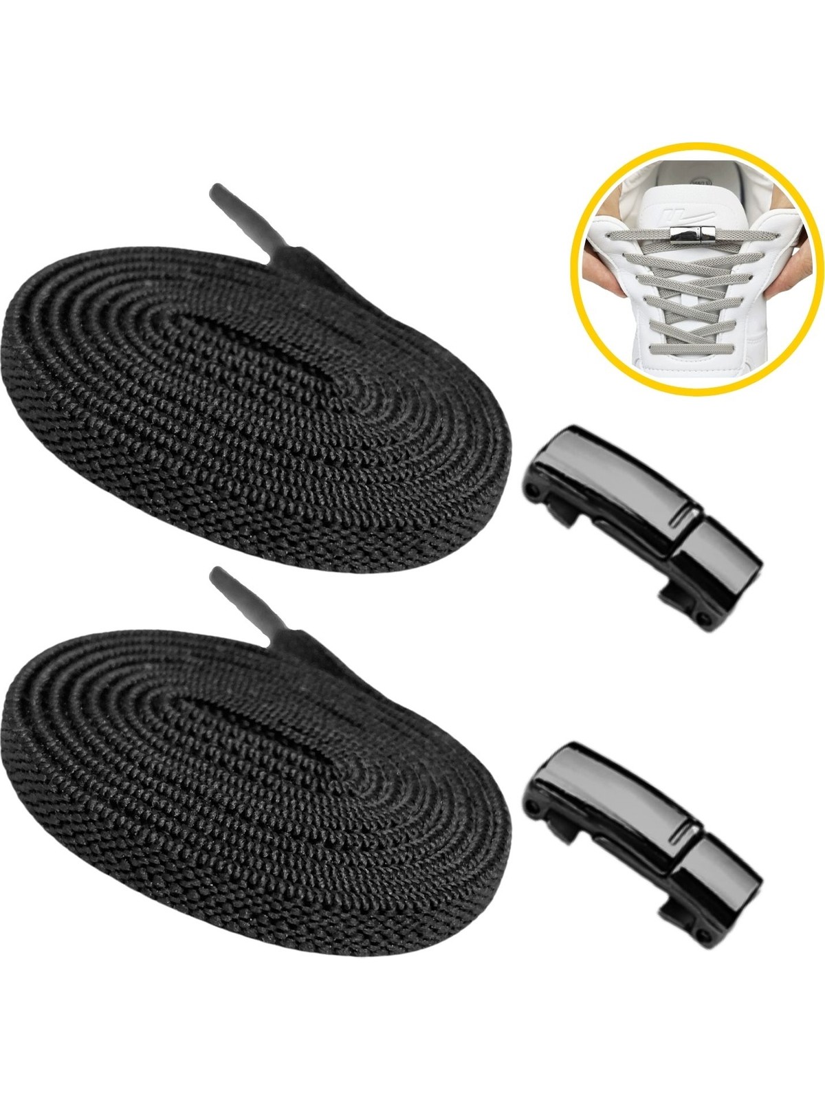 İpekbazaar Takbırak Mıknatıslı Lastikli Akıllı Ayakkabı Bağcığı