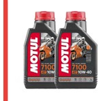 Motul Motosiklet Motor Yağı 7100 10W40 4t 1 L - 2- Adet Performanslı ve Yüksek Kaliteli Yağ
