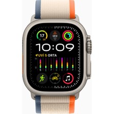 Apple Watch Ultra 2 Gps + Cellular, 49MM Titanyum Kasa Turuncu / Bej Trail Loop - Trail Loop - M/l MRF23TU/A