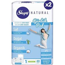 Sleepy Natural Günlük Ped Normal 80 Adet