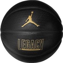 Jordan Legacy 2.0 8p Deflated Black/black/black/metallıc Gold Basketbol Topu 7 Numara