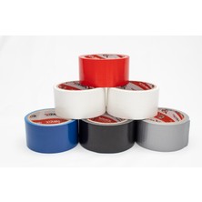 Bantix 6’lı Paket Kırmızı Tamir Bandı- Duck Tape Çok Amaçlı Tamir Bandı - Kanal Bandı 48MM * 10 Ar Metre